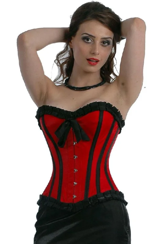 Steampunk - themed bustiers with brass accentsEllie Overbust Corset