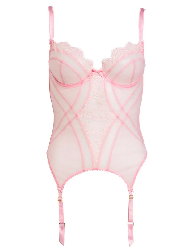 Women's Lingerie with Soft Cup BrasMuse Cameo Pink Bustier