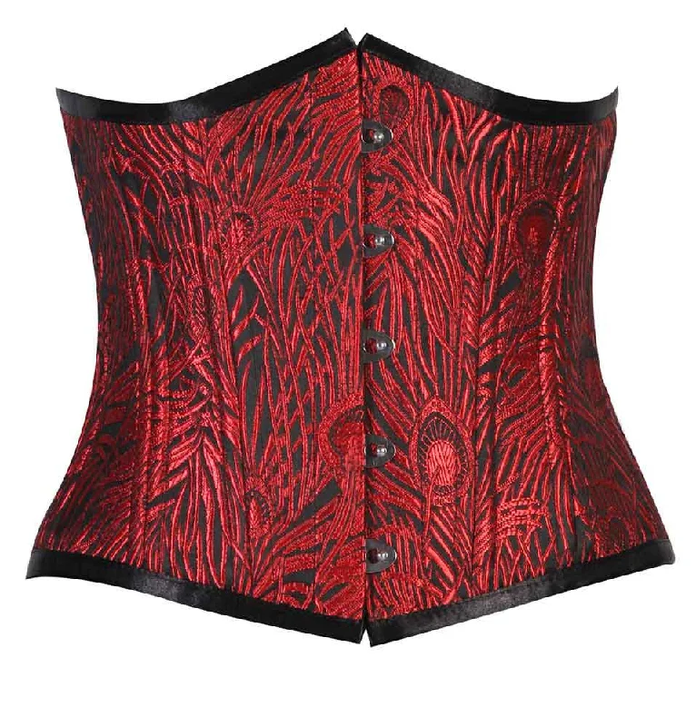 Microfiber corsets for a lightweight optionWT-UB RED FEATHER (PEACOCK)