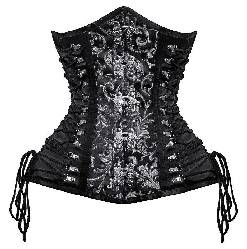 Compression bustiers for a slimming effectEugenie Criss Cross Underbust Gothic Corset