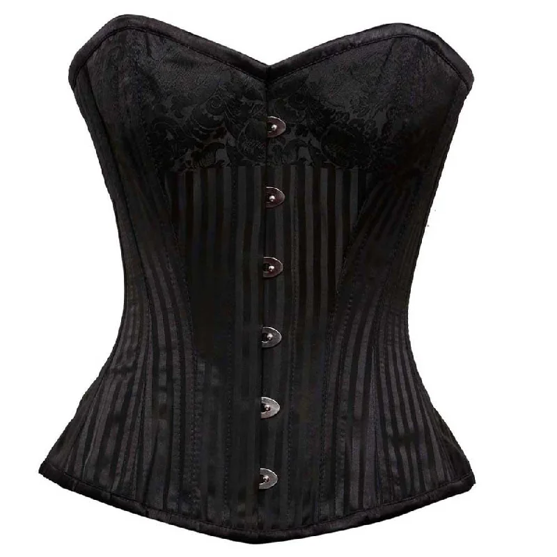 Vintage - style women's bustiers with lace and bowsHadassah Overbust Corset