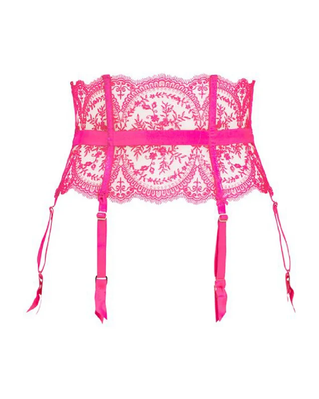 Women's Sheer Lingerie NightgownsLAST FEW SIZES! Severine Suspender Belt in Neon Candy by Dita Von Teese