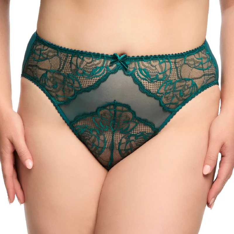 Sexy Lingerie for Women with StockingsLAST FEW SIZES! Gwendoline Shady Spruce High Waist Knicker