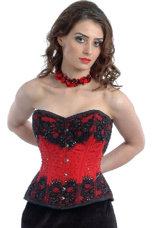 Lace - covered corsets for a feminine touchEmani Overbust Corset