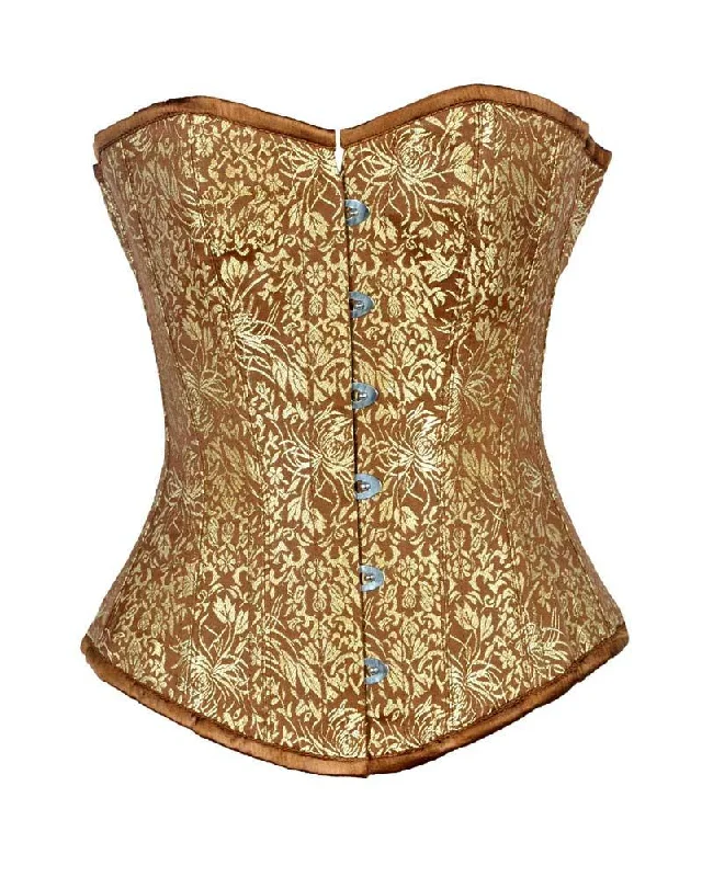 Brocade bustiers with a rich and textured appearanceJacey Overbust Corset