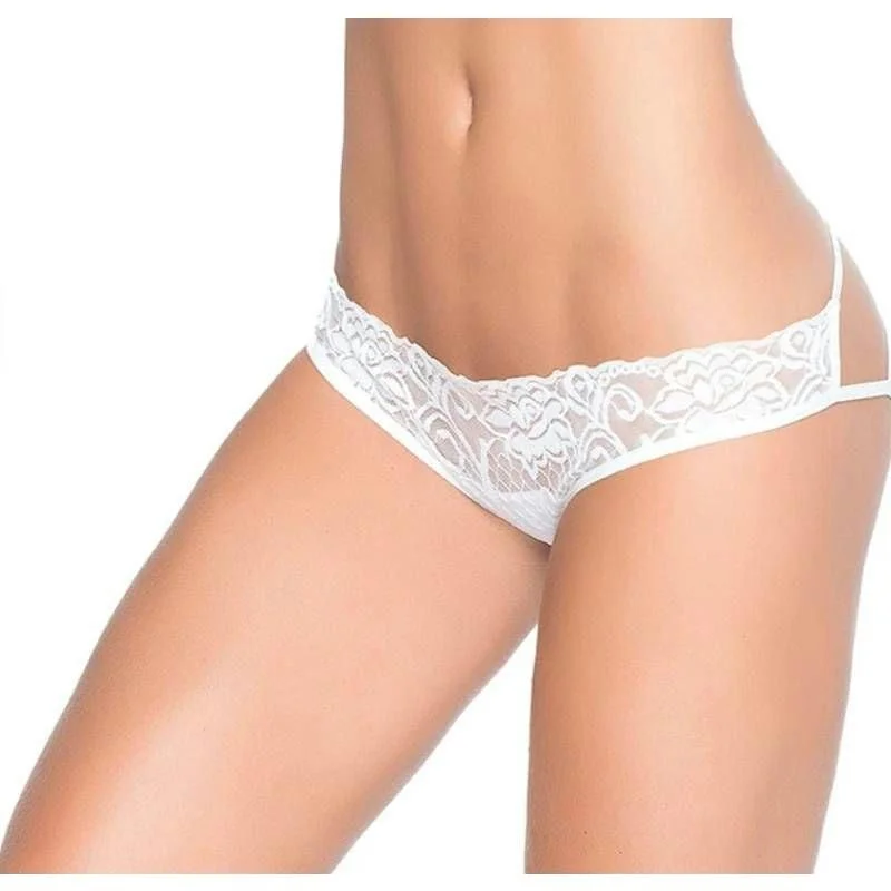 Lingerie Gift Sets for WomenCaged Lace Pantie White