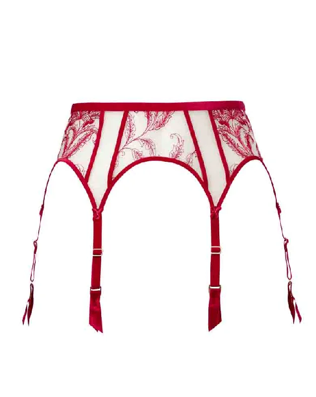 Plus Size Lace Lingerie for WomenNocturnelle Flame Suspender Belt by Dita Von Teese - LAST CHANCE