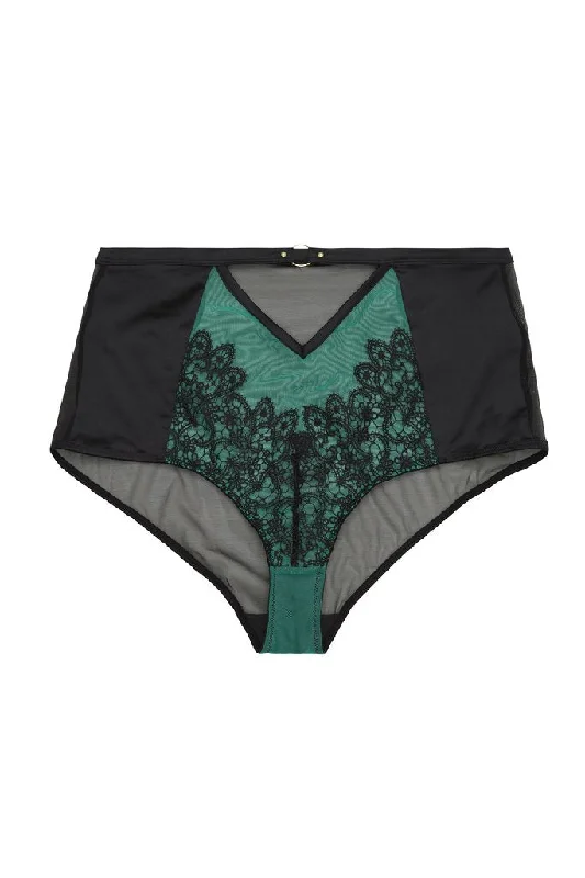 Women's Lace Push-Up BrasEmelda Jade & Lace Highwaist Knicker (size 8 - 26)