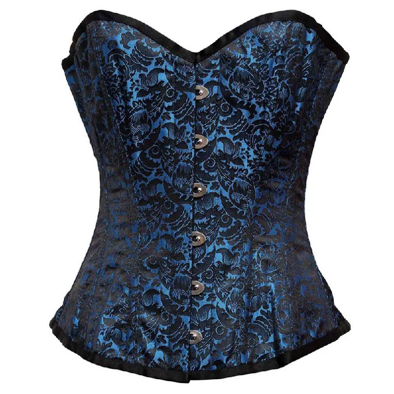 Victorian - era corsets with intricate boning detailsGwyneth Overbust Corset