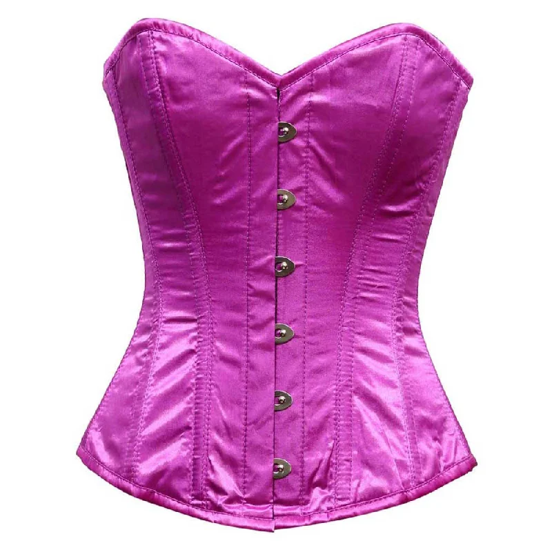 Red corsets for a passionate and attention - grabbing styleELEGANT PINK SATIN