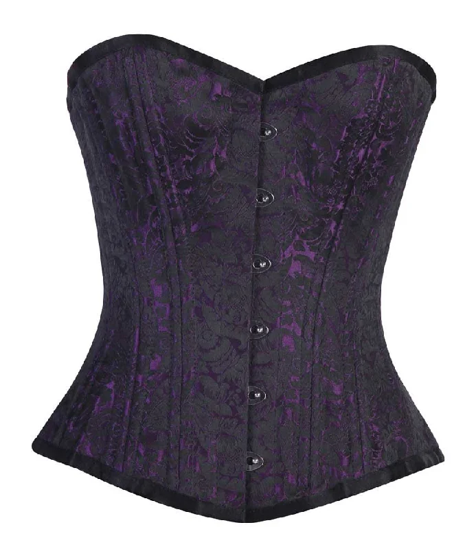 Red corsets for a passionate and attention - grabbing styleWT-OB PURPLE/BLACK BRO-100