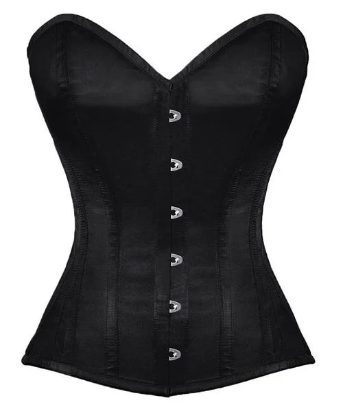 Retro - 1950s corsets with a cinched waistPerla Satin Overbust Corset