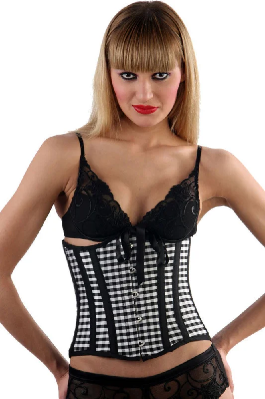 Brocade bustiers with a rich and textured appearanceDianna Underbust Corset