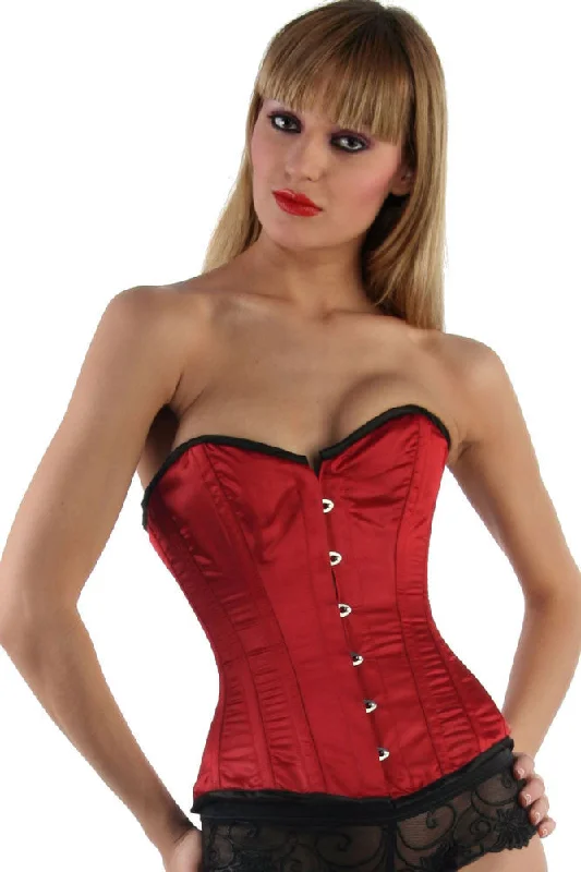 Gothic - inspired bustiers featuring dark colors and studsDelanie Overbust Corset