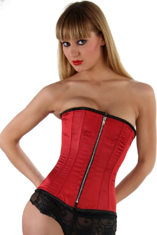 Victorian - era corsets with intricate boning detailsDelany Overbust Corset