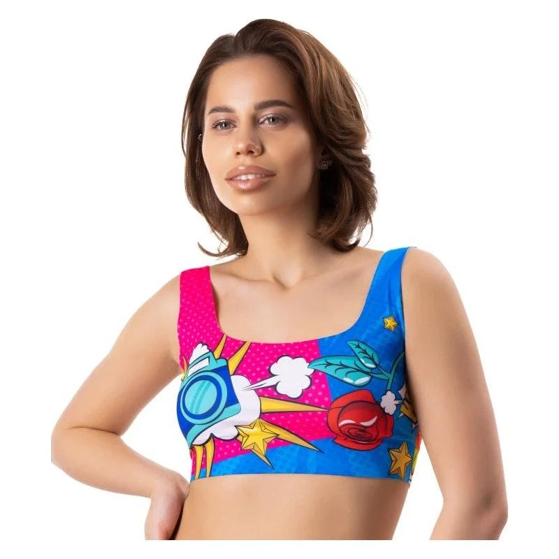 Luxury Lingerie for Special OccasionsComics Curios Crop Top