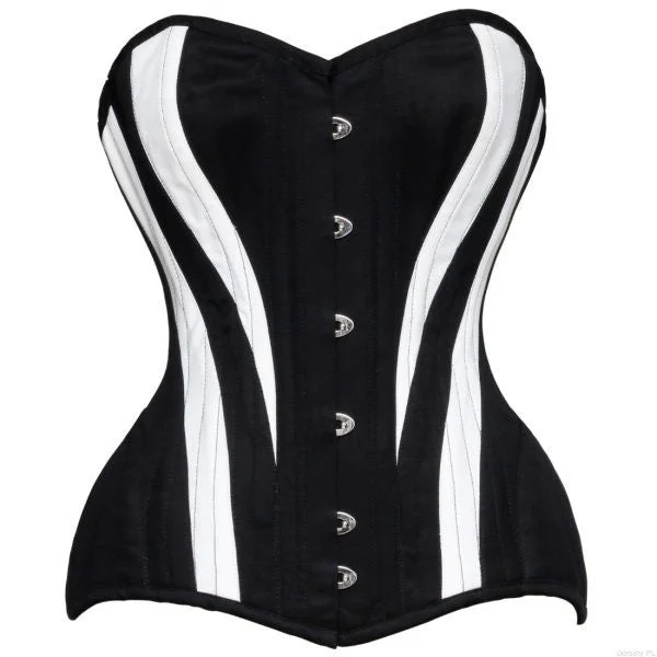 Lace - covered corsets for a feminine touchAnastacia Cotton Overbust Corset