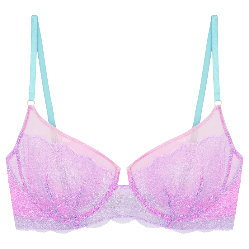 Women's demi - cup bras for a sexy lookAlice Lace Underwire Bra