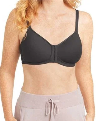 Women's padded bras for a more rounded shapeAmoena Mara Wire-free Front-Closure Padded Bra - Dark Grey