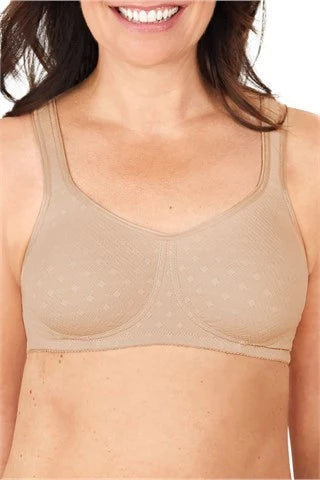 Women's unpadded bras for a natural lookAmoena Tiana Wire-Free Bra - Sand