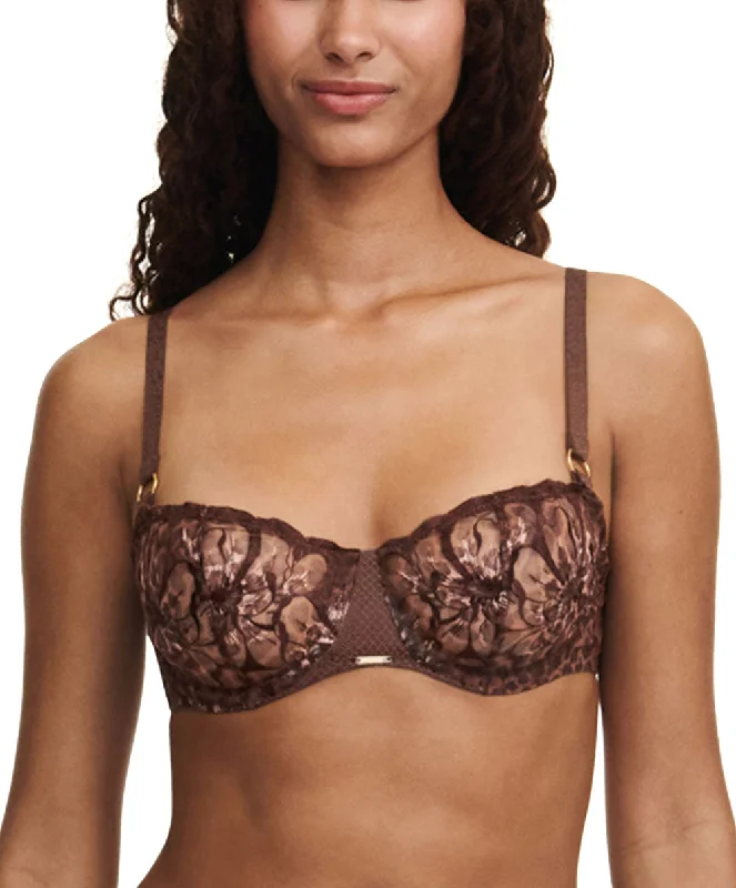 Women's pastel - colored bras for a soft lookChantelle - Fleurs Half Cup | Leo Print