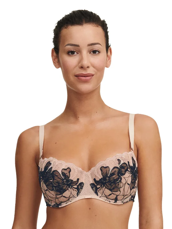 Women's bras with removable padsChantelle - Fleurs Signature Half Cup Balcony Bra