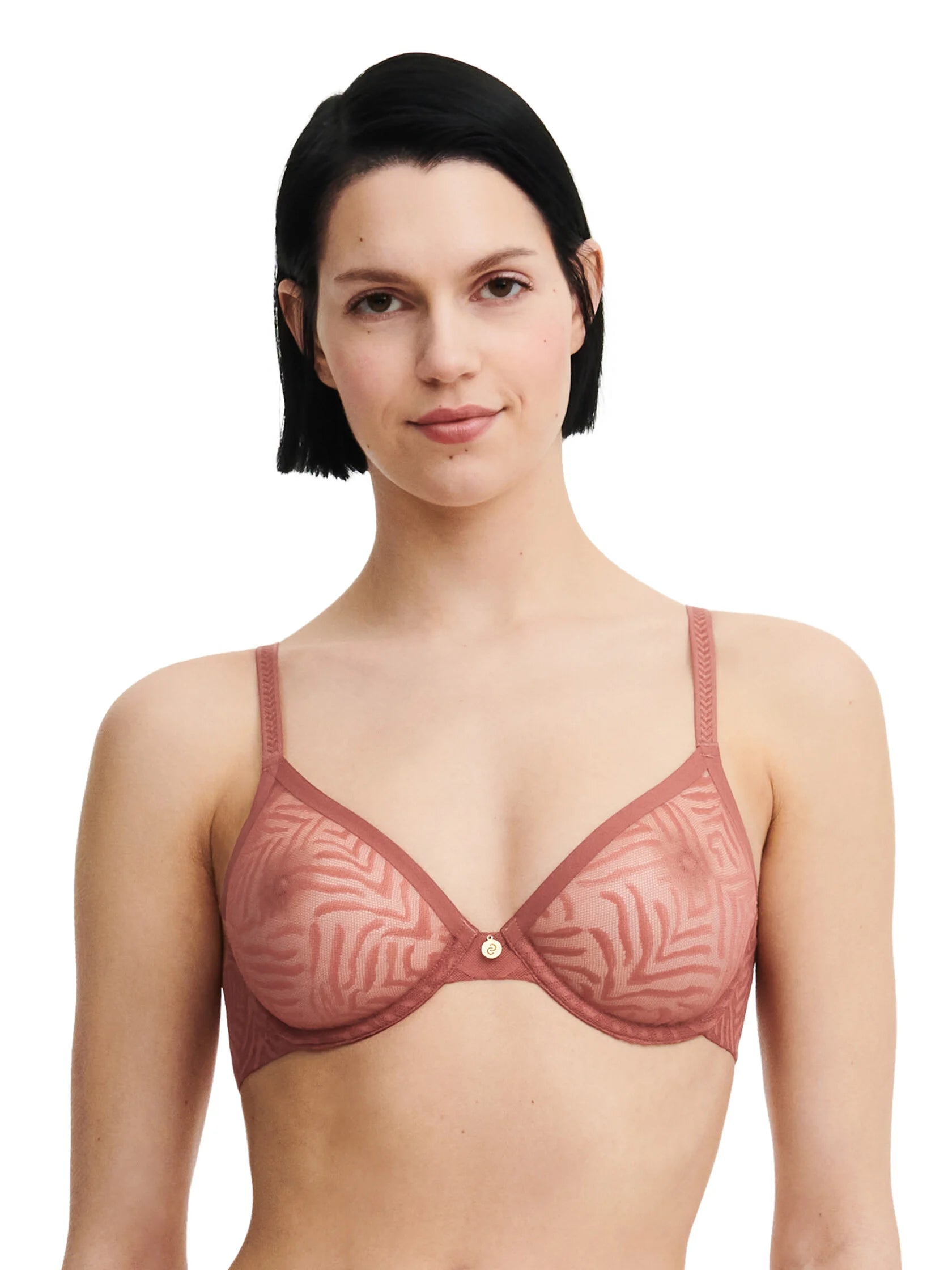 Women's nursing bras with easy - access clipsChantelle - Graphic Allure Covering Bra | Amber