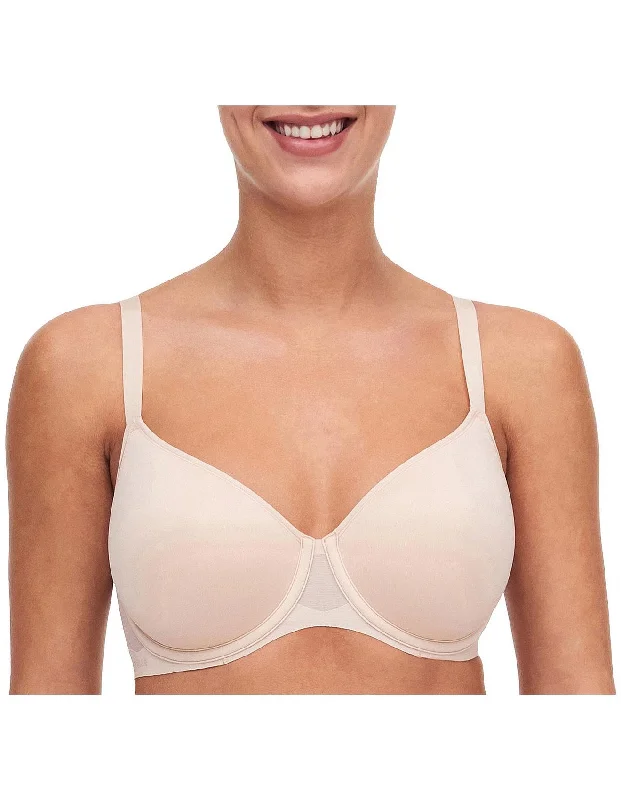 Women's bras with moisture - wicking propertiesChantelle - Pure Light Covering Spaces Bra | Golden Beige