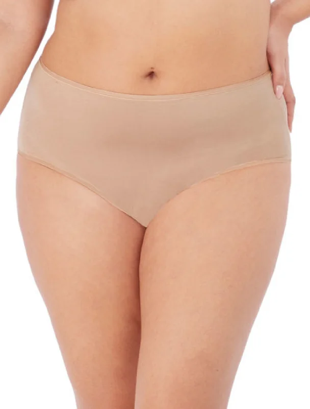 Women's striped brasElomi Smooth Full Brief, Sahara