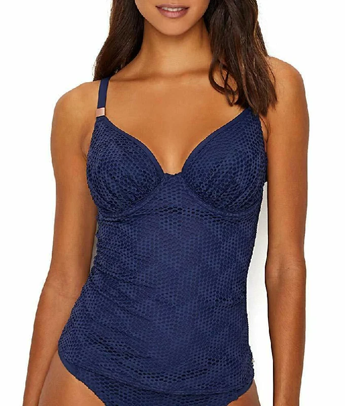 Women's balconette bras with lace trimFantasie Marseille  Underwire Full Cup Tankini Top, Twilight