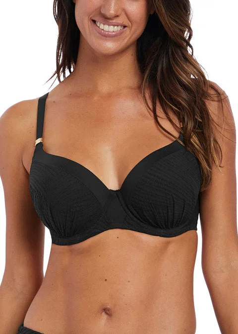 Women's bras with a contoured cup designFantasie Ottawa Underwire Molded Gathered Bikini Top