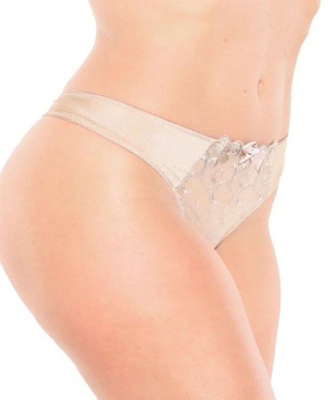 Women's bras made of soft cotton fabricFit Fully Yours Joyce Thong Panties, Caffe