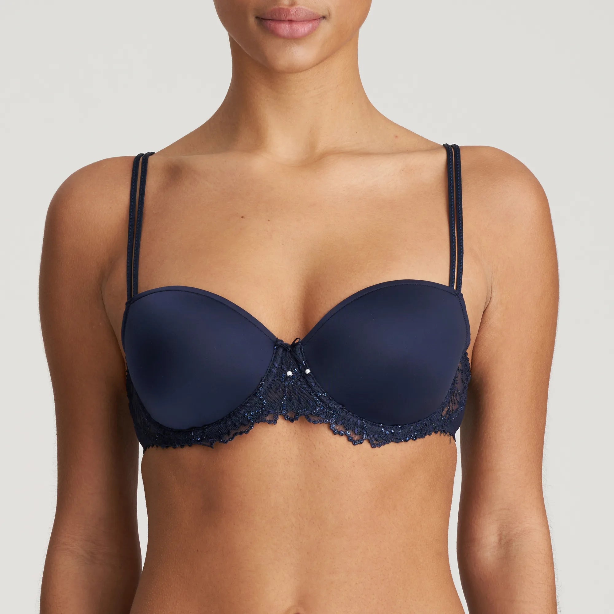 Women's full - cup bras for maximum coverageMarie Jo - Jane Padded Balcony Bra | Velvet Blue