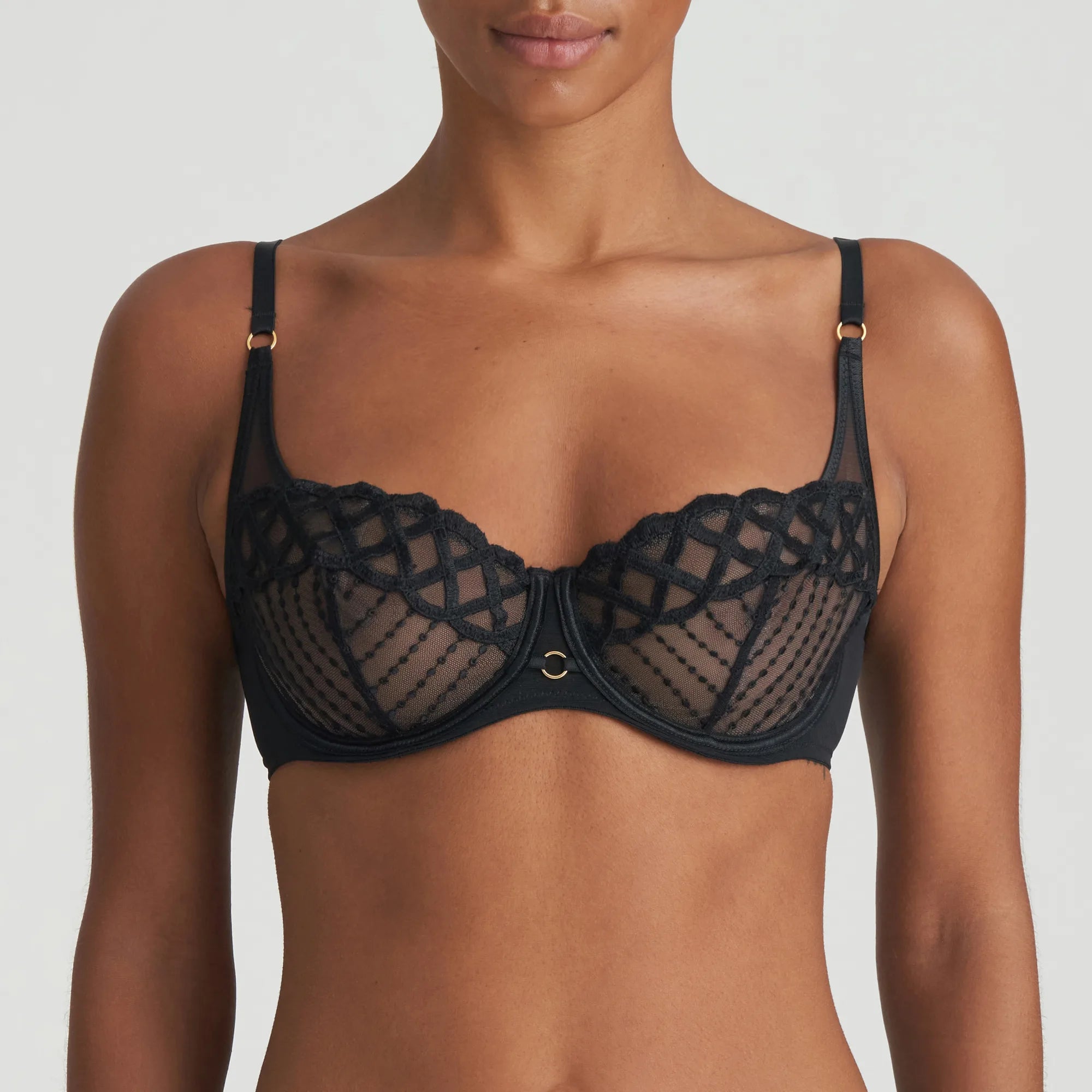 Women's bras with a cooling fabricMarie Jo - Jhana Balcony Bra | Black