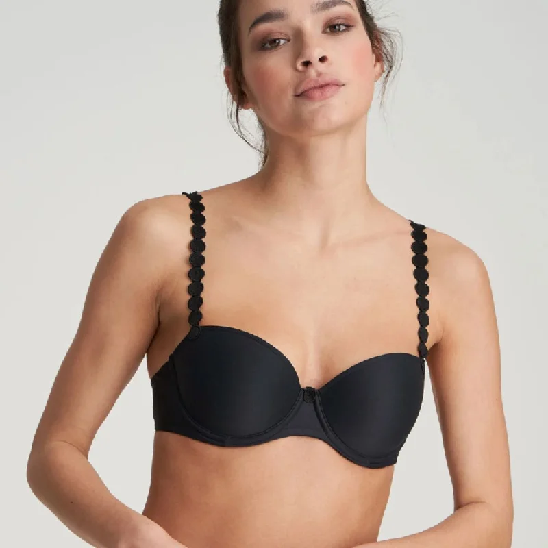 Women's bras with a slimming effectMarie Jo Tom Balcony Bra 0120829 in Black