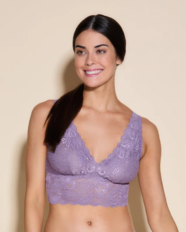 Women's bras with a satin finishBralette Tipo Top Escotado