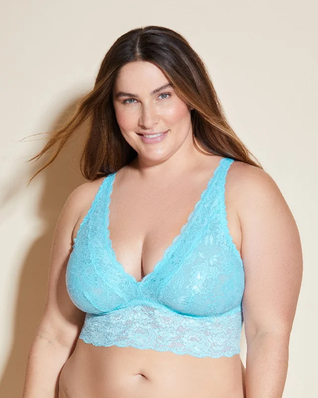 Women's demi - cup bras for a sexy lookPlungie Longline Bralette In Erweiterten Plus Sizes