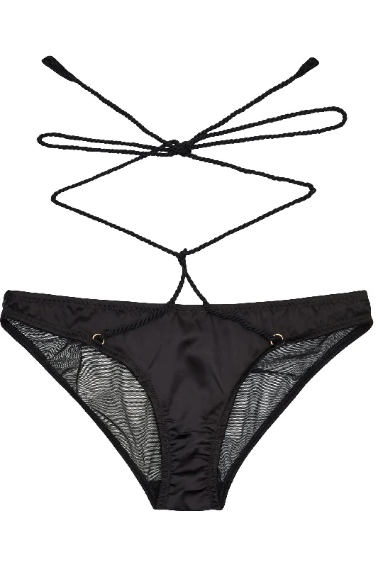 Women's striped brasEloise Rope Satin Brief