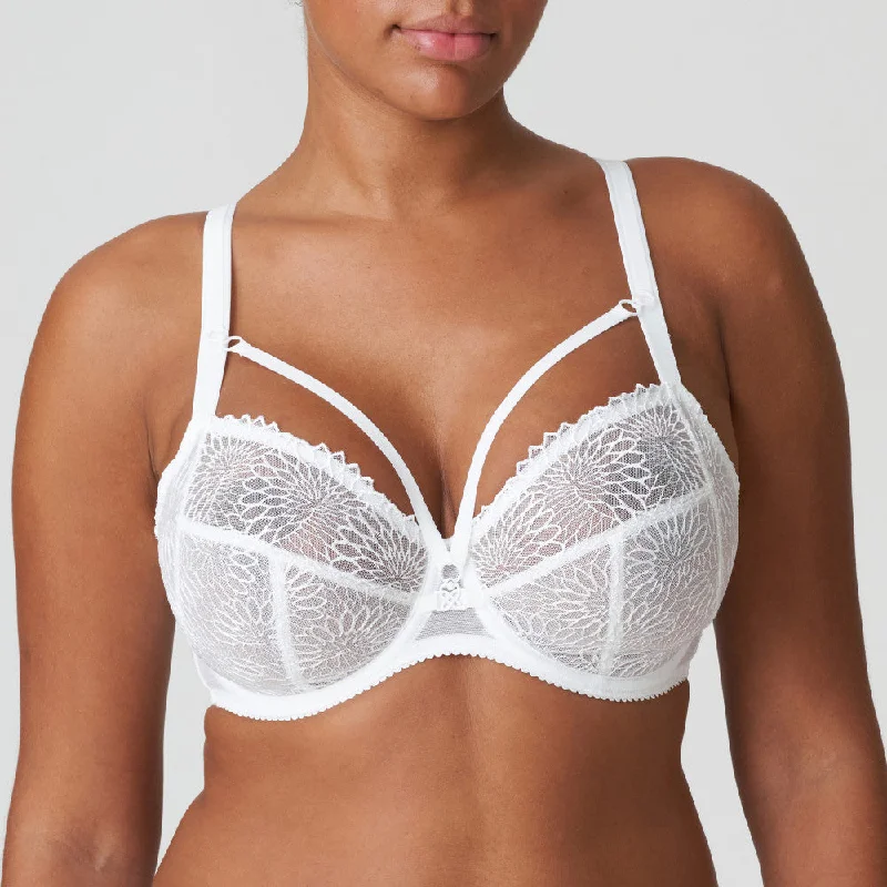 Women's animal - print brasPrima Donna - Sophora Full Cup Wire Bra|White