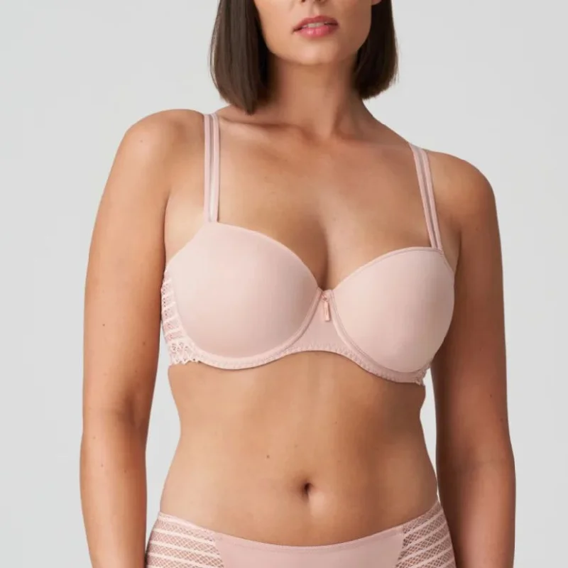 Women's bras with a seamless constructionPrima Donna Twist East End Balcony Bra 0241932 in Powder Rose