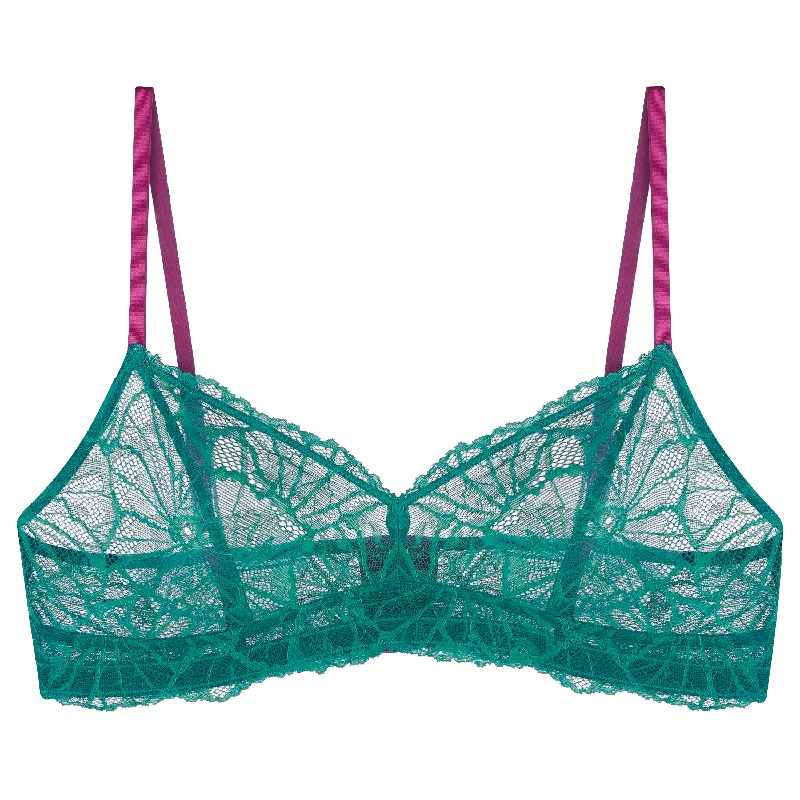 Women's bras with a cotton - polyester blendSimone Graphic Lace Bralette