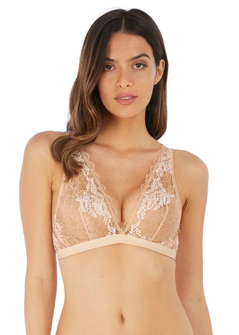 Women's geometric - patterned brasWacoal Lace Perfection Bralette, Cafe Creme