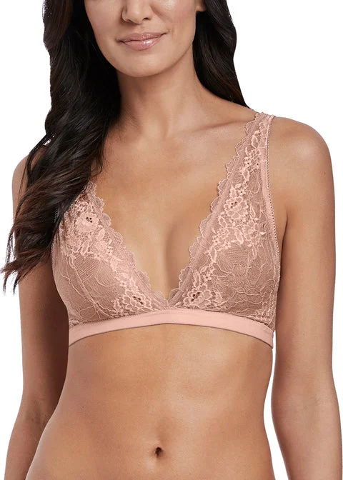 Women's bralettes with a soft, seamless styleWacoal Lace Perfection Bralette, Rose Mist