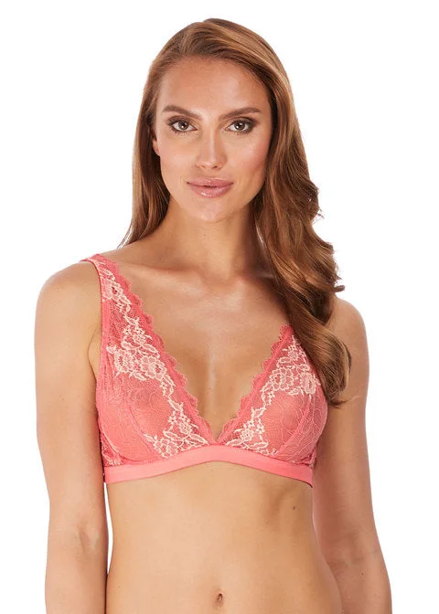 Women's bras using a bamboo fiber liningWacoal Lace Perfection Bralette, Strawberry Ice