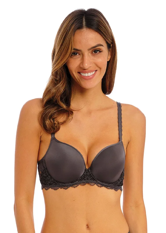 Women's bras with a neoprene componentWacoal - Lace Perfection Underwire Contour Bra|Charcoal