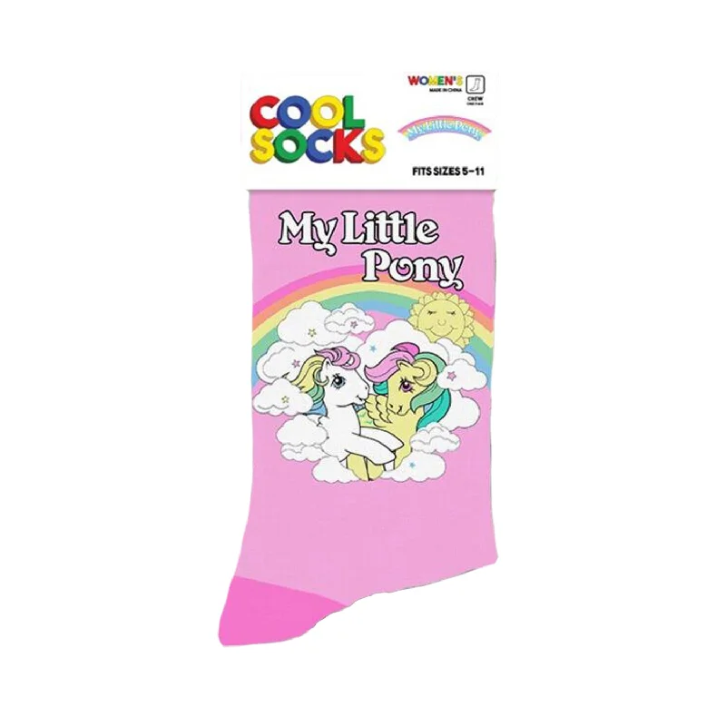 Women's ribbed knee - high socks for a classic lookCool Socks Women's Crew Socks - My Little Pony