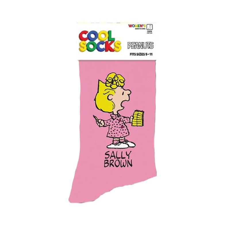 Women's thermal socks for cold weatherCool Socks Women's Crew Socks - Sally Brown (Peanuts)