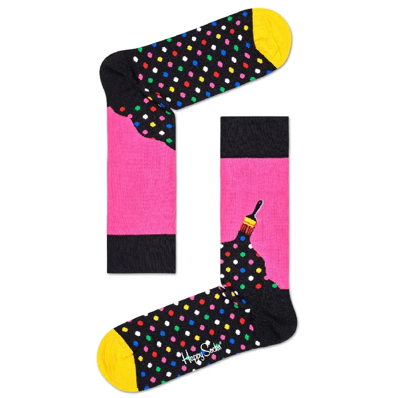 Women's thermal socks for cold weatherHappy Socks Women's Crew Socks - Paint