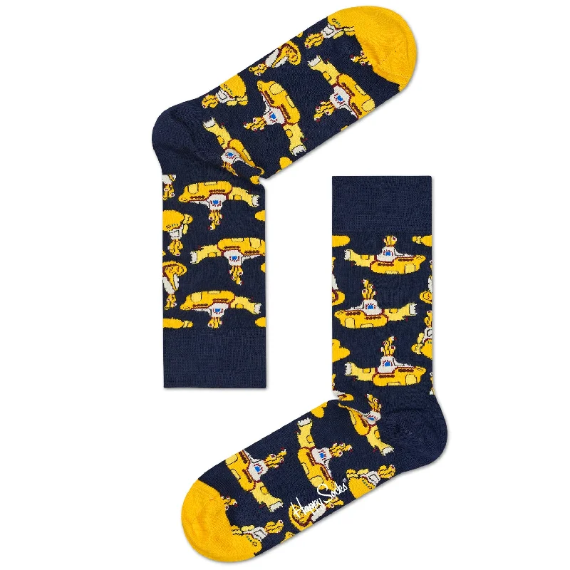 Women's argyle - patterned thigh - high socksHappy Socks x The Beatles Women's Crew Socks - Yellow Submarine