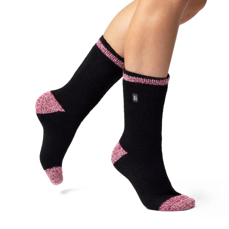 Women's ankle socks with a frilly edgeLadies Original Fantasia Socks - Black